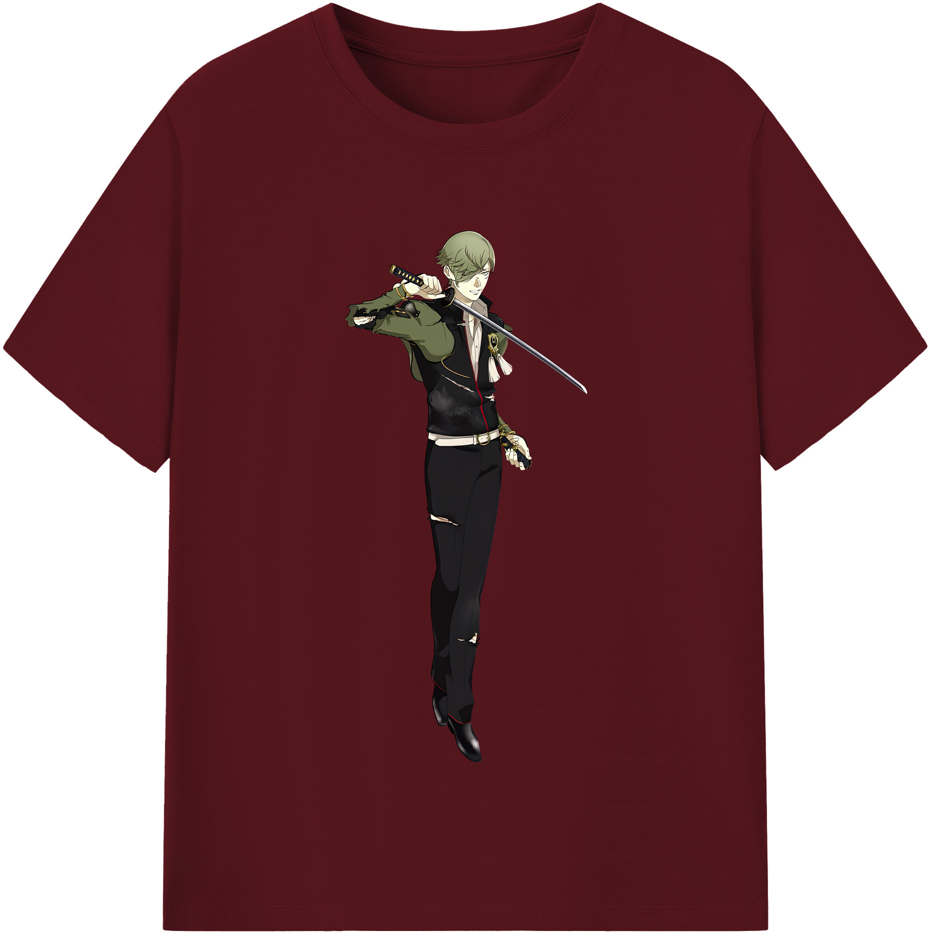 （画像用） 刀剣乱舞 Touken Ranbu 綿100％半袖Tシャツ（フロントプリント）
